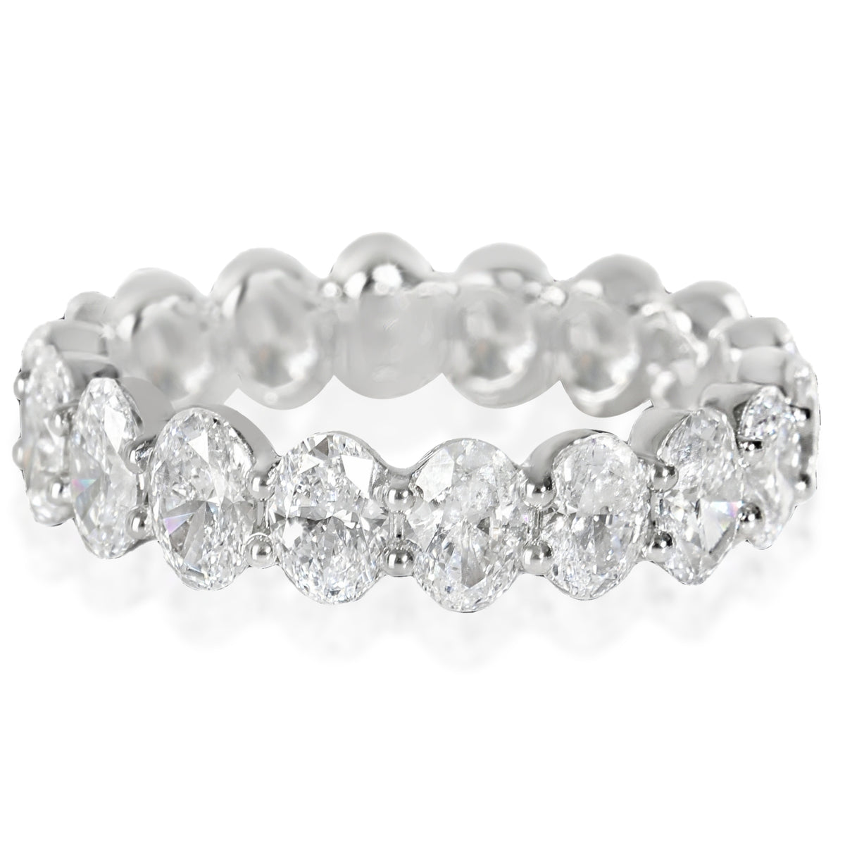 4 ctw White Gold Lab-Grown Diamond Wedding Band