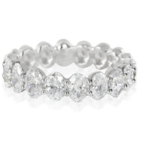 4 ctw White Gold Lab-Grown Diamond Wedding Band