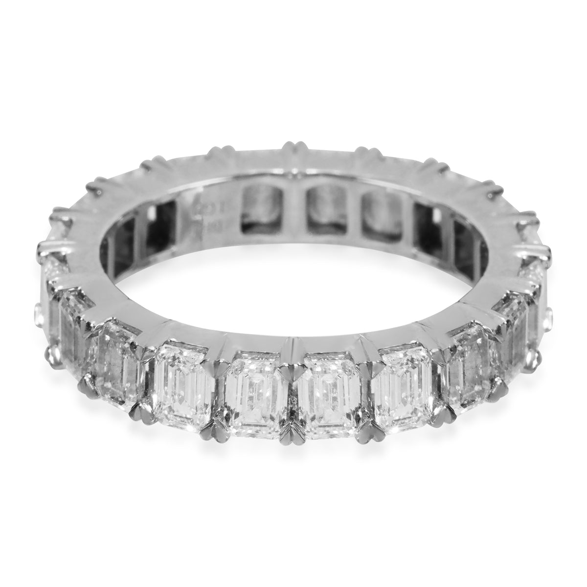 Lab-Grown Diamond Wedding Band in 14K White Gold 5 CTW