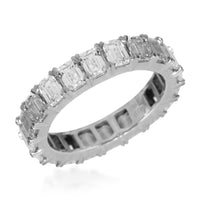 Lab-Grown Diamond Wedding Band in 14K White Gold 5 CTW