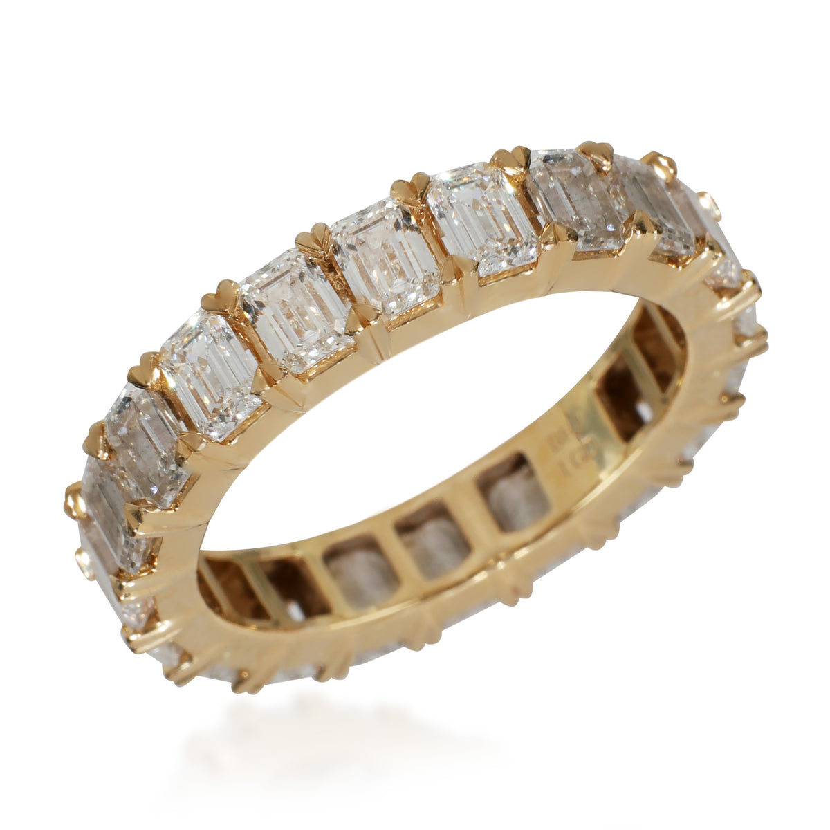 Lab-Grown Diamond Wedding Band in 14K Yellow Gold 5 CTW
