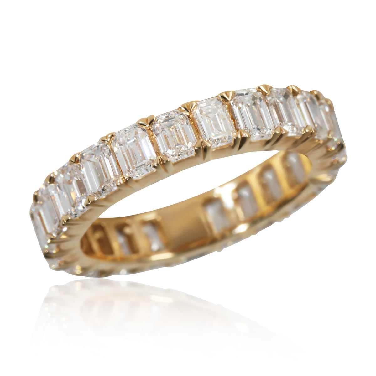 Lab-Grown Diamond Wedding Band in 14K Yellow Gold 3 CTW