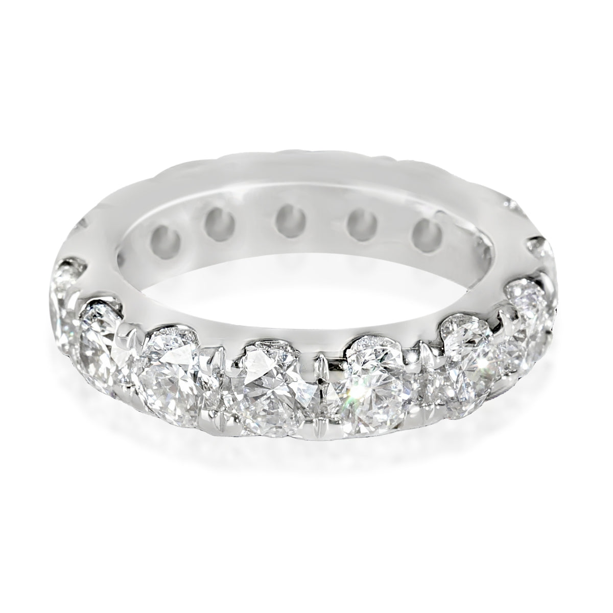 5 ctw White Gold Lab-Grown Diamond Wedding Band