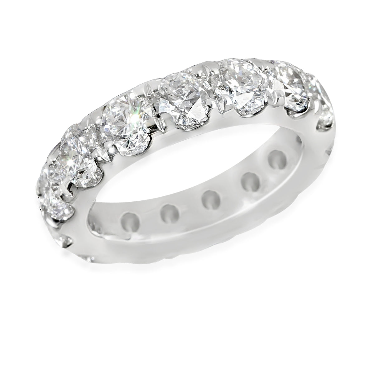 5 ctw White Gold Lab-Grown Diamond Wedding Band