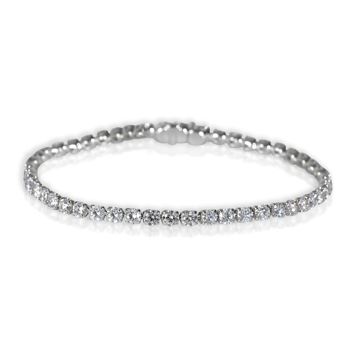 Lab-Grown Diamond Tennis Bracelet in 14K White Gold 5 CTW