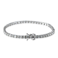 Diamond Round Tennis Bracelet in 14K White Gold (6 1/4 CTW)