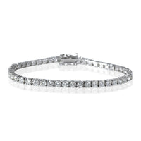 Diamond Round Tennis Bracelet in 14K White Gold (6 1/4 CTW)