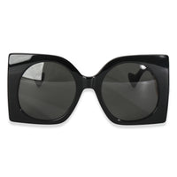 Black Acetate Oversized GG Square Frame Sunglasses