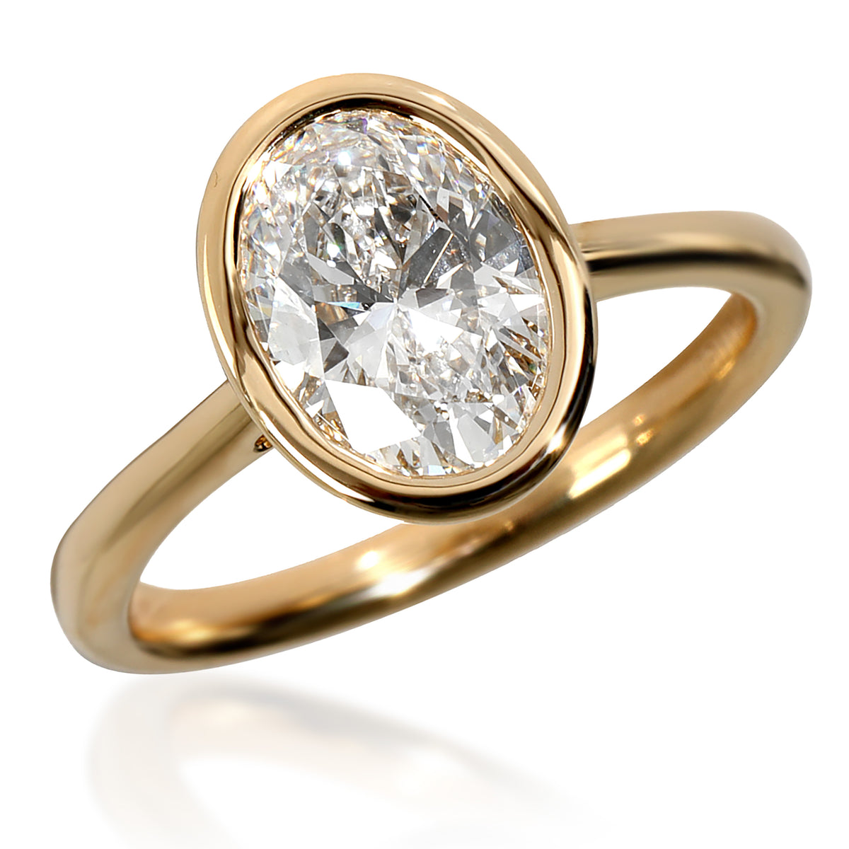 2 ctw Yellow Gold Lab-Grown Diamond Ring