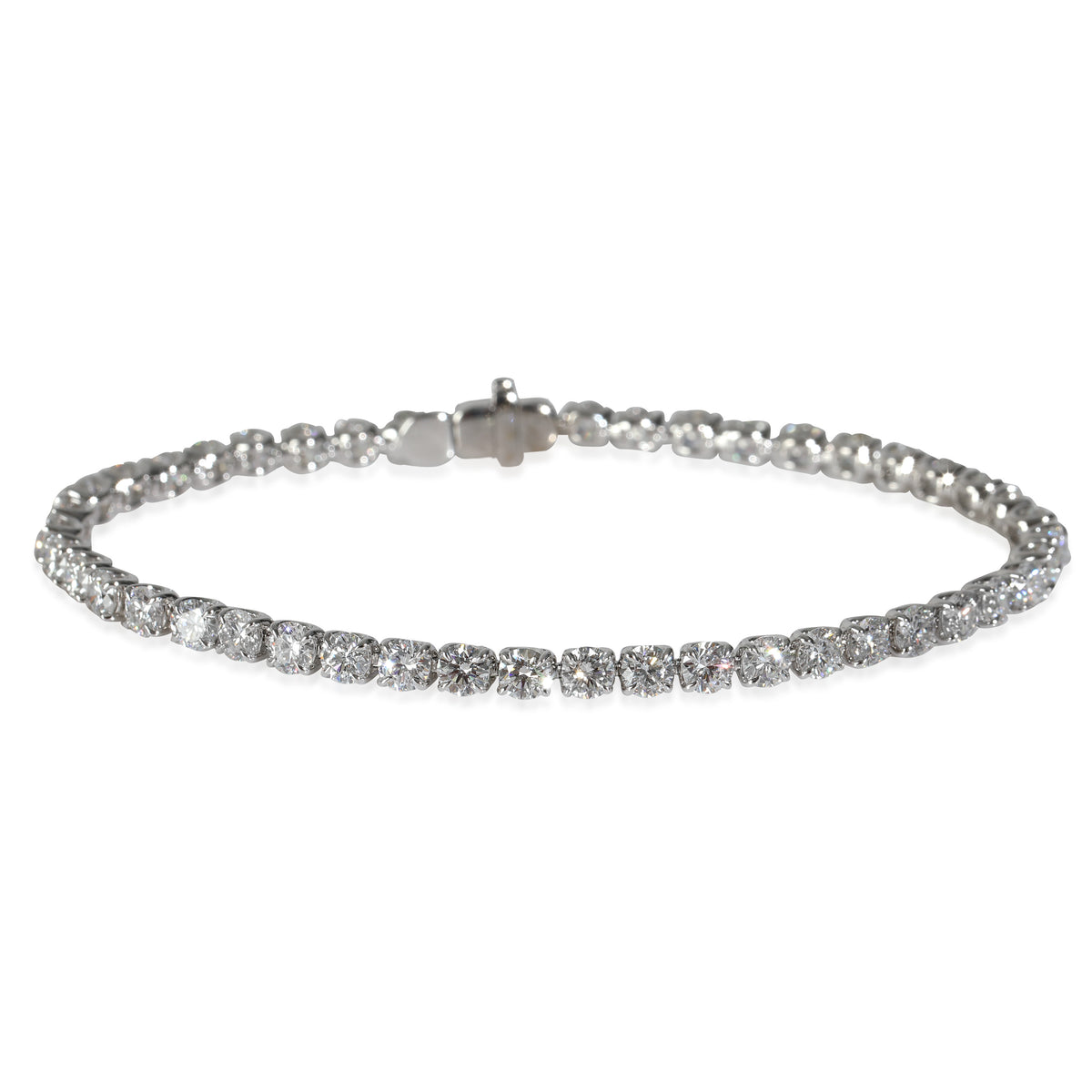 Lab-Grown Diamond Bracelet in 14K White Gold 7 CTW