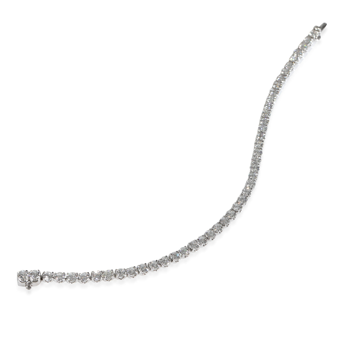 Lab-Grown Diamond Bracelet in 14K White Gold 7 CTW