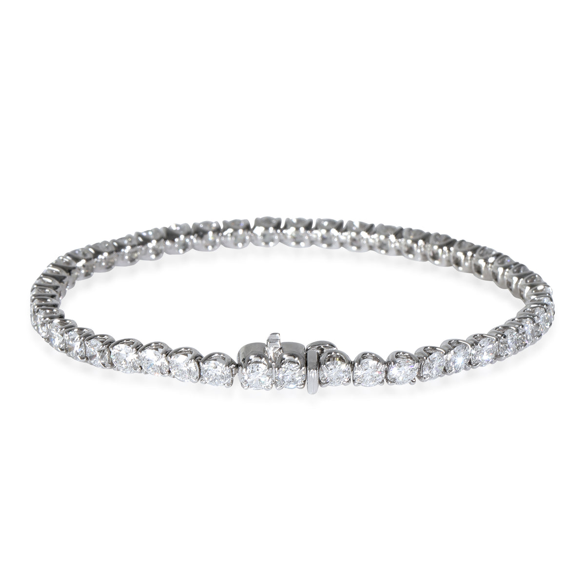 Lab-Grown Diamond Tennis Bracelet in 14K White Gold 9 CTW