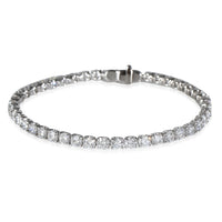 Lab-Grown Diamond Tennis Bracelet in 14K White Gold 9 CTW