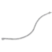Lab-Grown Diamond Tennis Bracelet in 14K White Gold 9 CTW