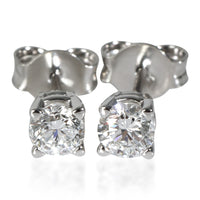 Lab-Grown Diamond Stud Earrings in 18K White Gold 0.50 CTW