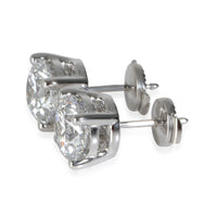 Lab-Grown Diamond Earrings in 18K White Gold 4 CTW