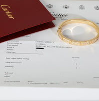 Yellow Gold Diamond Love Bracelet