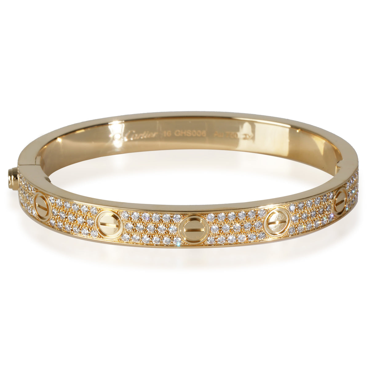 Yellow Gold Diamond Love Bracelet
