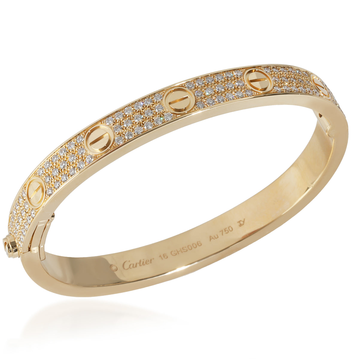 Yellow Gold Diamond Love Bracelet