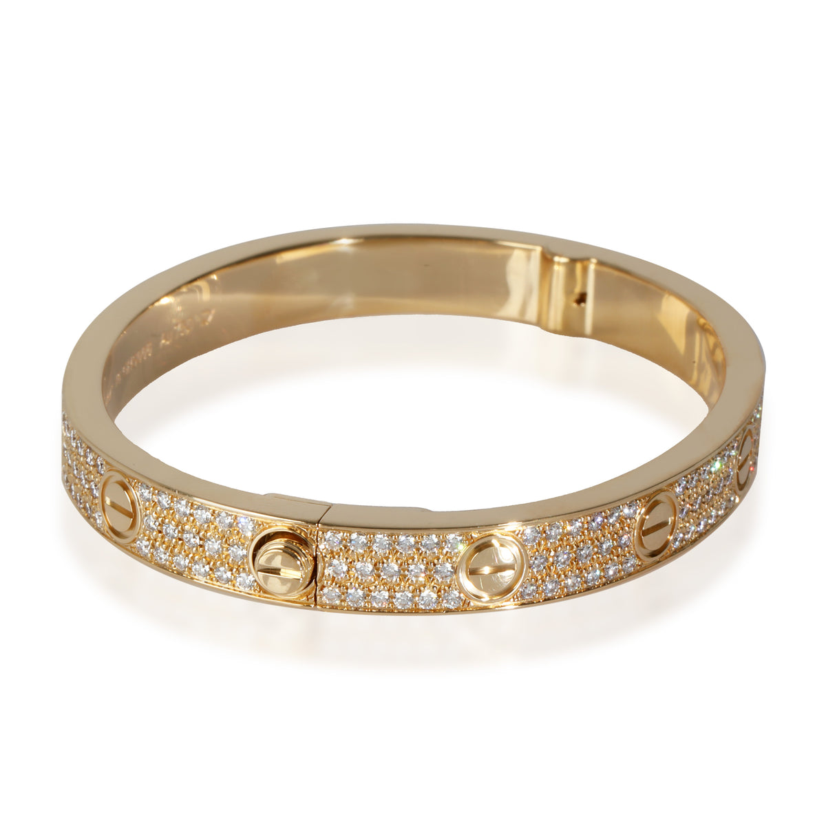 Yellow Gold Diamond Love Bracelet