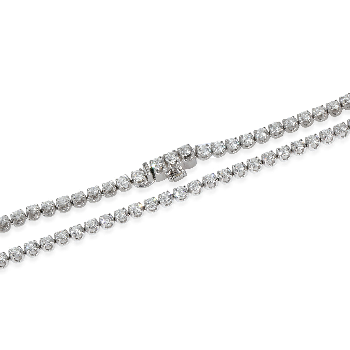 7 ctw White Gold Lab-Grown Diamond Necklace