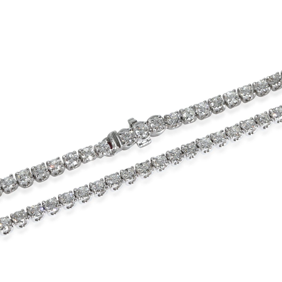 Lab-Grown Diamond Necklace in 18K White Gold 7.11 CTW