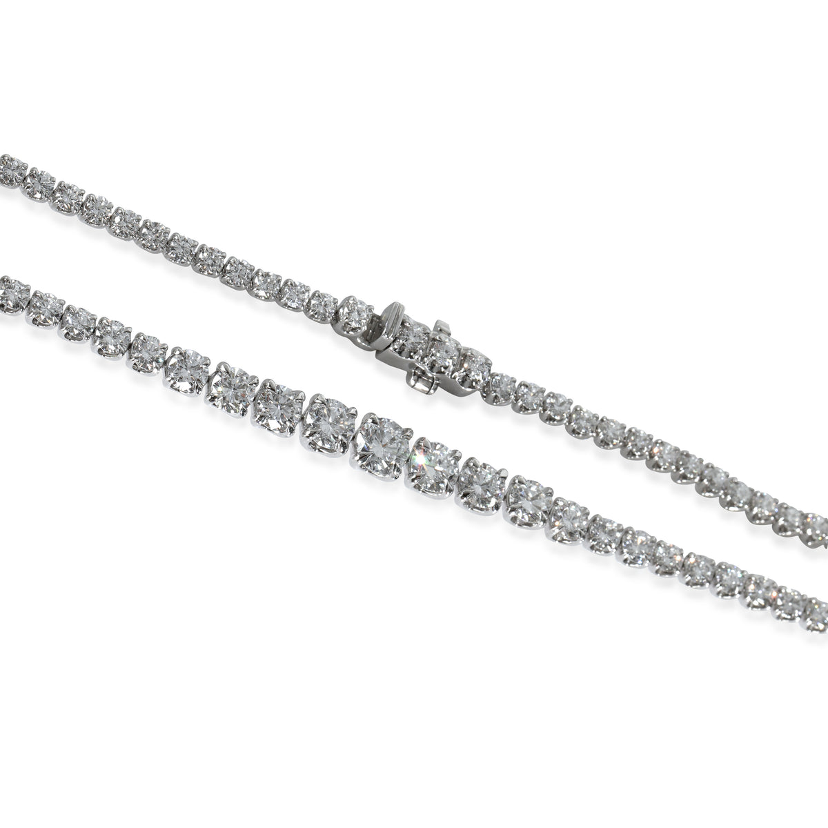 Lab-Grown Diamond Necklace in 14K White Gold 11.03 CTW