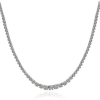 Lab-Grown Diamond Necklace in 14K White Gold 11.03 CTW