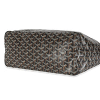 Black Goyardine Canvas Saint Louis PM