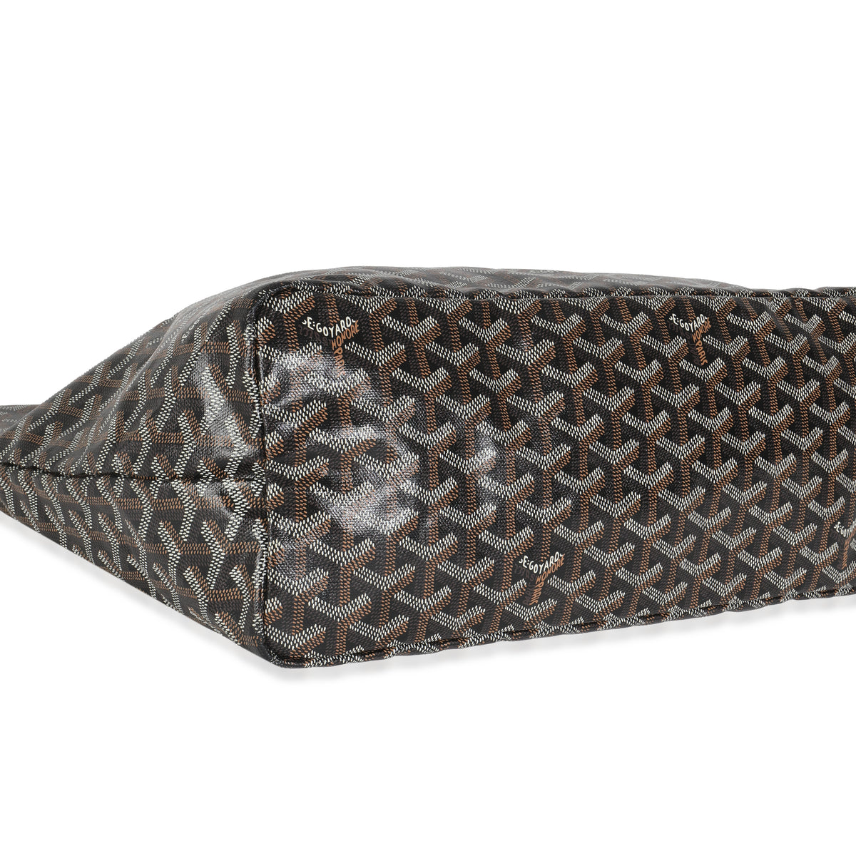 Black Goyardine Canvas Saint Louis PM