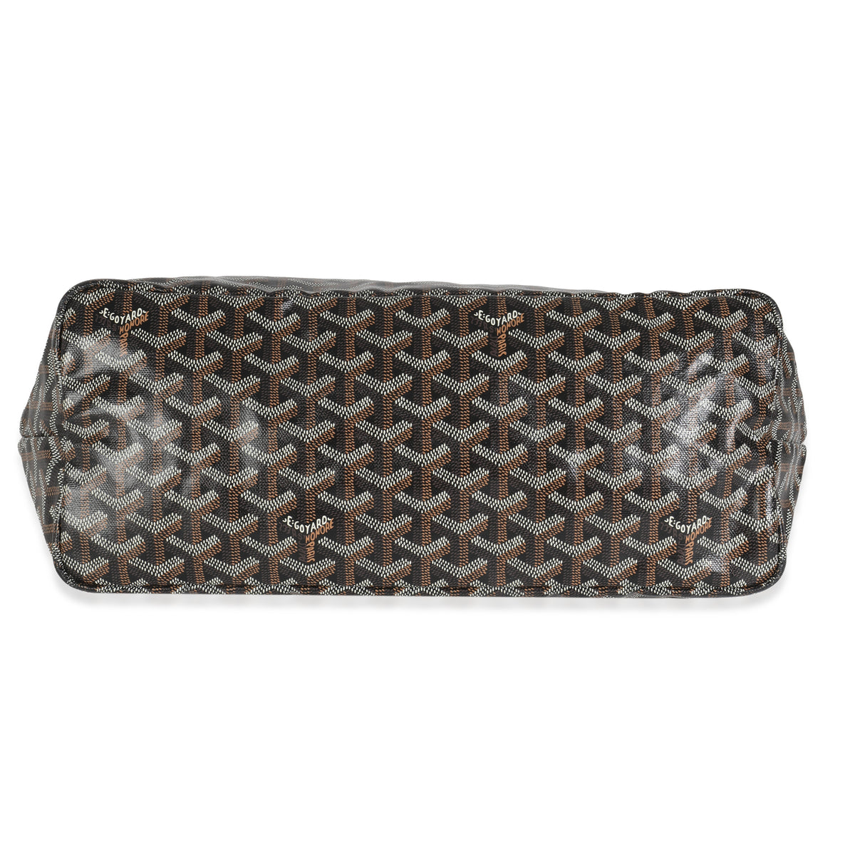 Black Goyardine Canvas Saint Louis PM