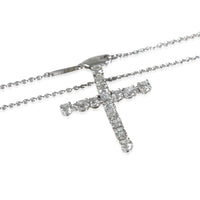 Symbols Cross Diamond Pendant in  Platinum 1.5 CTW