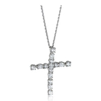 Symbols Cross Diamond Pendant in  Platinum 1.5 CTW