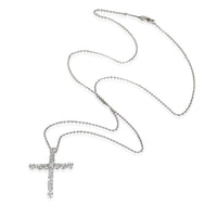 Symbols Cross Diamond Pendant in  Platinum 1.5 CTW