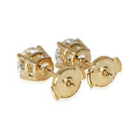 Lab-Grown Diamond Earrings in 14K Yellow Gold 1.5 CTW