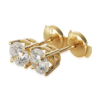 Lab-Grown Diamond Earrings in 14K Yellow Gold 1.5 CTW