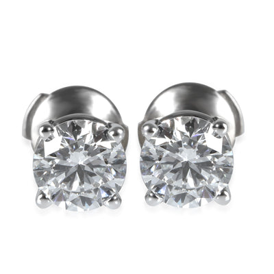 Lab-Grown Diamond Earrings in 18K White Gold 1.5 CTW