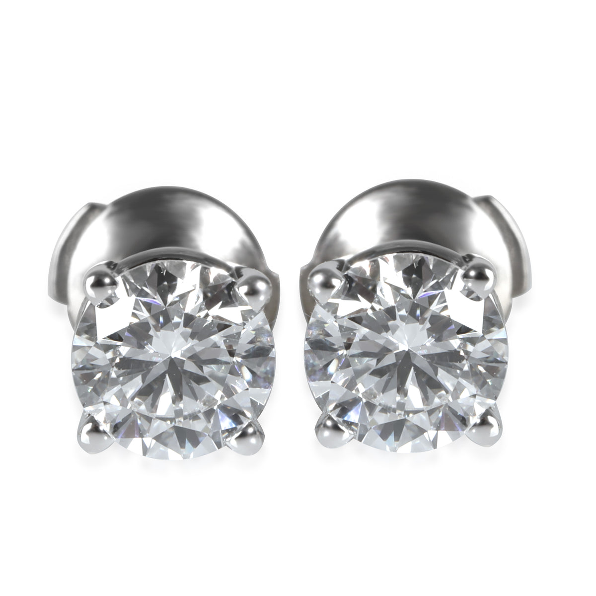 BRAND NEW myGemma Lab-Grown Diamond Earrings in 18K White Gold 1.5 CTW