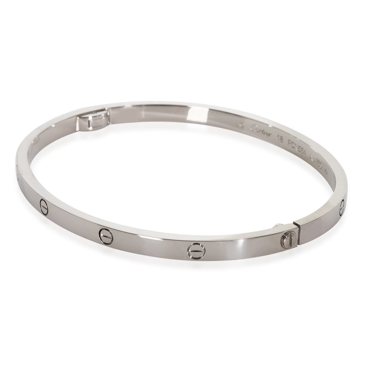 White Gold  Small Model Love Bracelet
