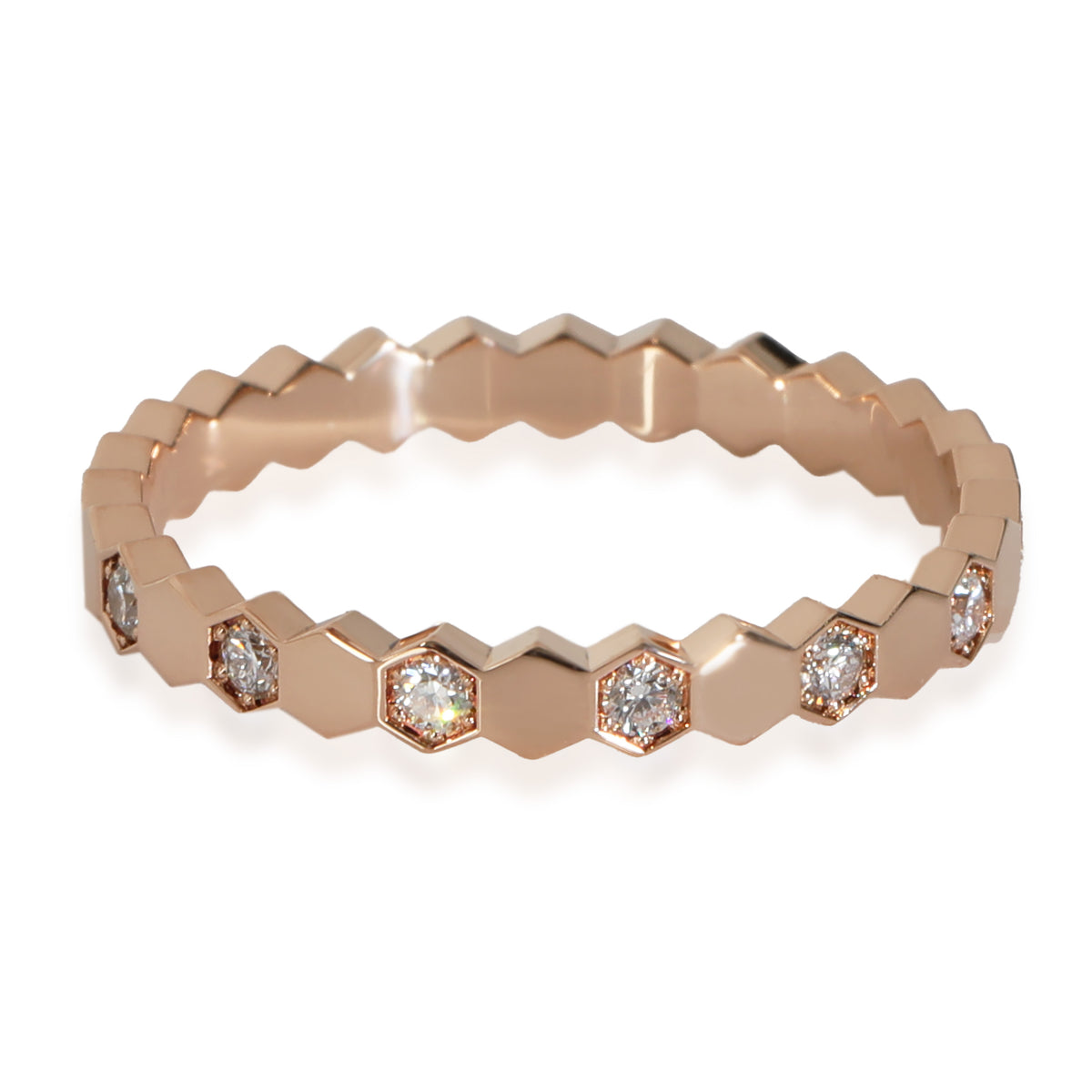 Rose Gold Diamond Bee de Chaumet Ring