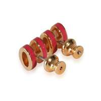 Gold-Plated Mini Pop H Earrings