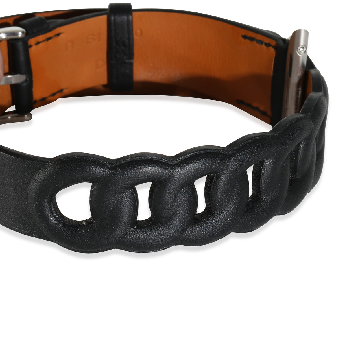 Stainless Steel Apple Gourmette Double Tour Watch Strap