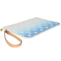 Blue By The Pool Monogram Canvas Neverfull Pouch