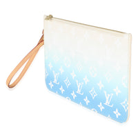 Blue By The Pool Monogram Canvas Neverfull Pouch