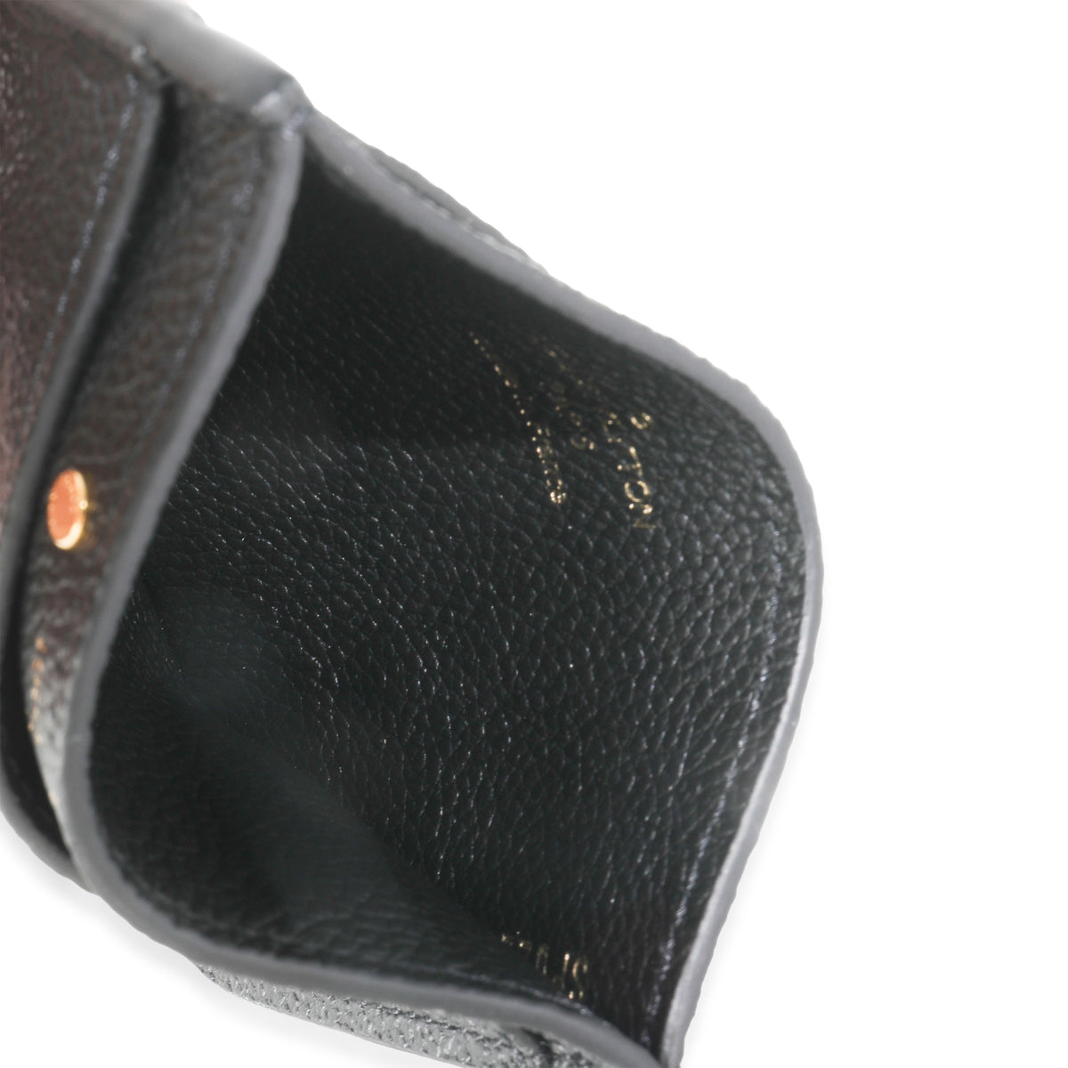 Black Monogram Empreinte Credit Card Holder