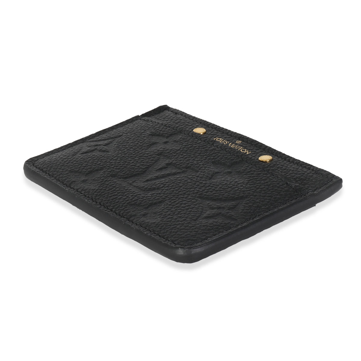 Black Monogram Empreinte Credit Card Holder