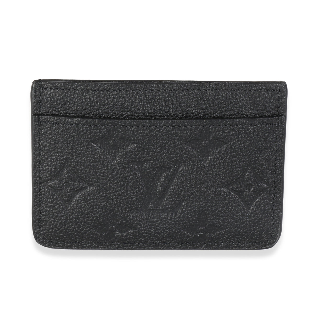 Black Monogram Empreinte Credit Card Holder