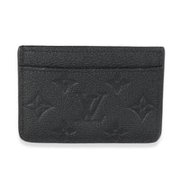 Black Monogram Empreinte Credit Card Holder