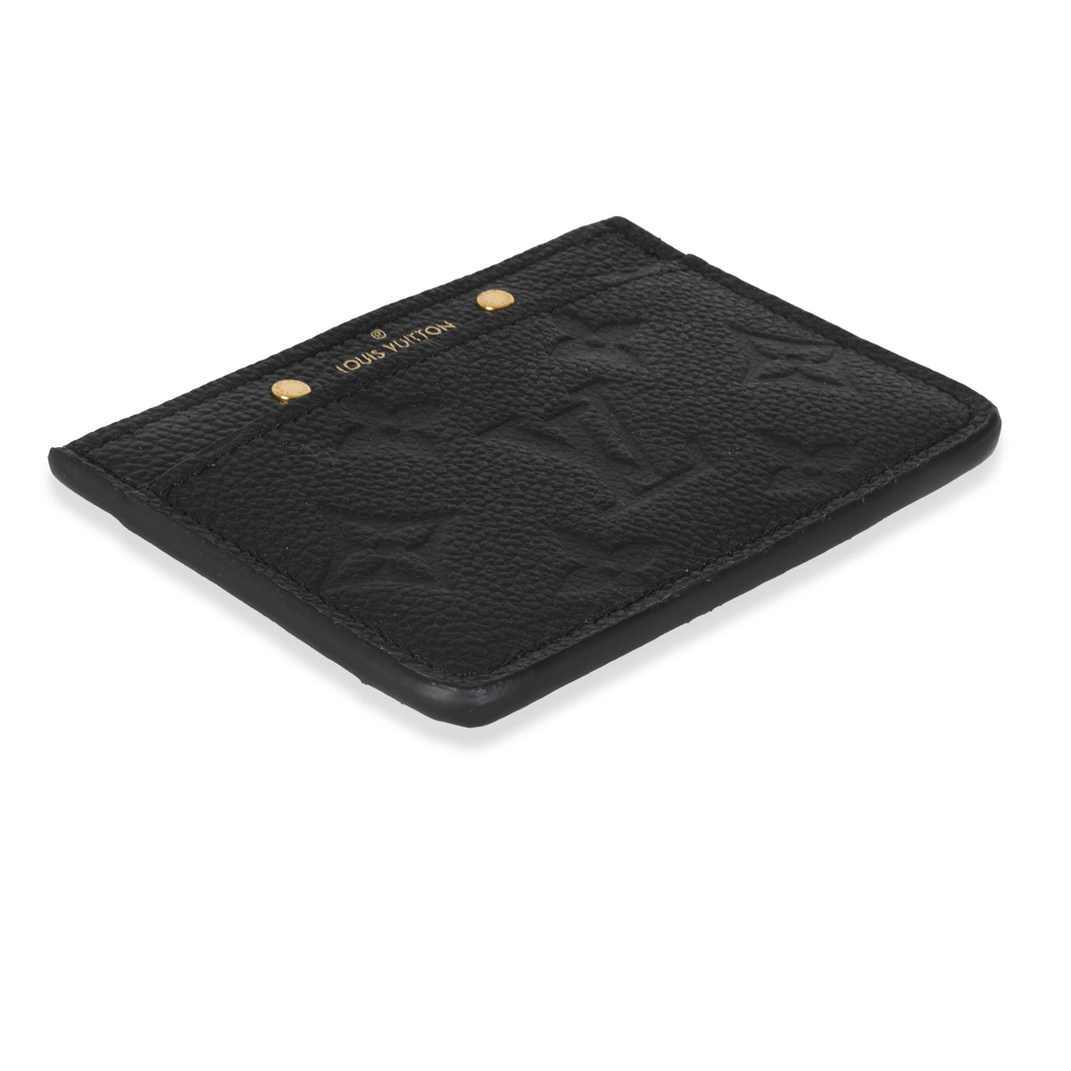Black Monogram Empreinte Credit Card Holder