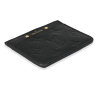 Black Monogram Empreinte Credit Card Holder